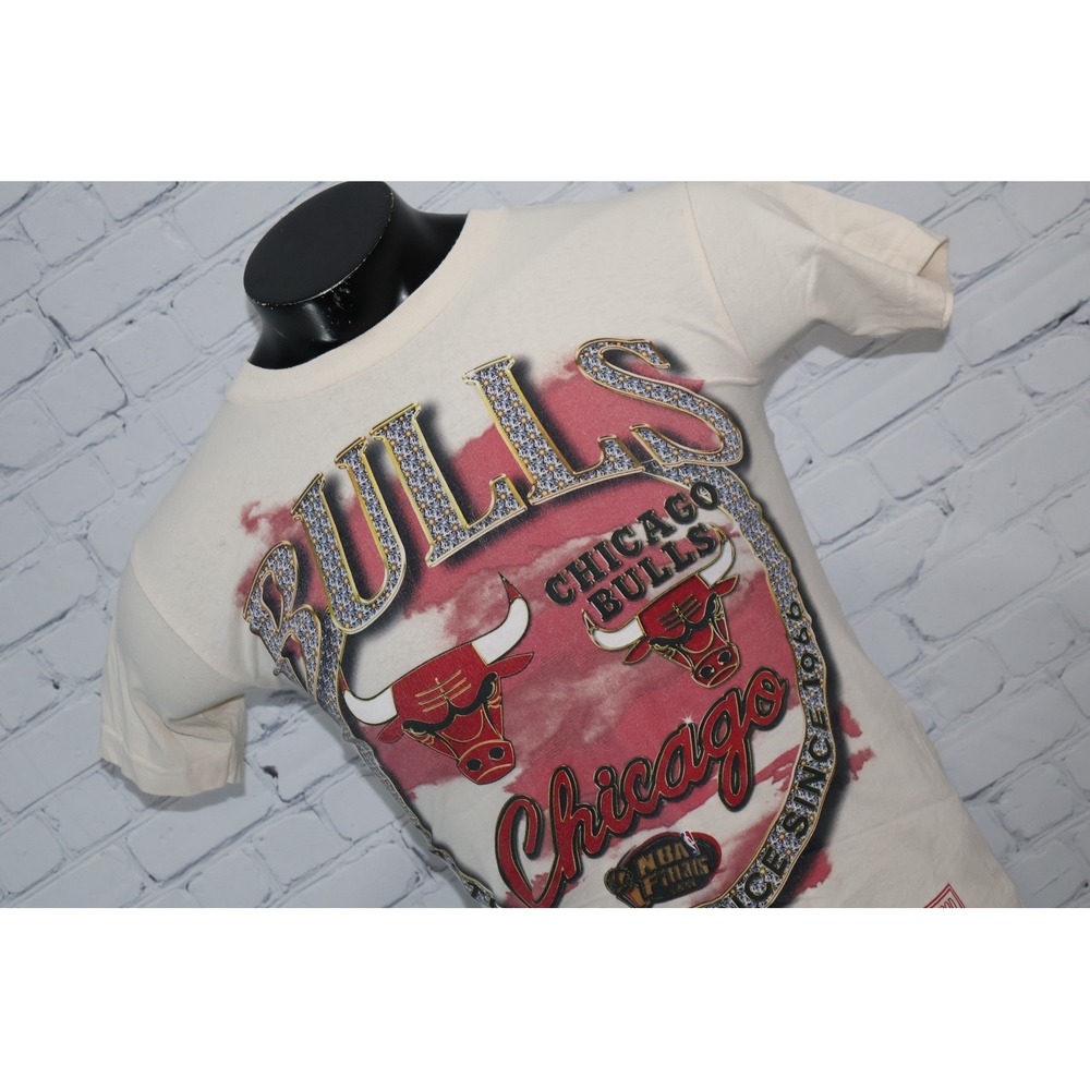 Mitchell & Ness Chicago Bulls Mens Small NBA Finals 1996 Hardwood Classics Shirt